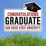 Congratulations Graduate Yard Sign