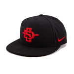 Nike SD Spear and Aztecs On The Field Baseball Cap - Black