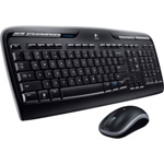 Logitech Wireless Keyboard & Mouse - Black