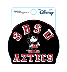 SDSU x Disney Arched SDSU Aztecs Mickey Decal - Black