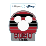 SDSU x Disney SDSU Aztecs Mickey Silhouette Decal - Red/Gray