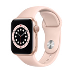 Apple Watch Series6 GPS, 40MM Pink Sand Sport Band - Gold Aluminum Case