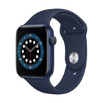Apple Watch Series6 GPS, 44MM Deep Navy Sport Band - Blue Aluminum Case