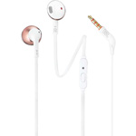 JBL Tune 205 In-Ear Earbuds - White Rose Gold