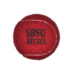 SDSU Aztecs Pet Tennis Ball - Red