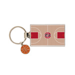 SD Spear Basketball Court Keychain