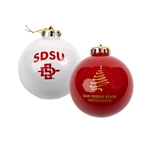 SDSU SD Spear 2 Pack Ornaments
