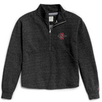 Women's SD Spear 1/2 zip Pullover Jacket - Charcoal Gray