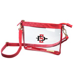 Capri Designs Small Crossbody - SD Interlock - Red