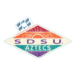 SDSU Aztecs With Sun On Horizon Decal