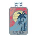 SDSU Aztecs With Double Palm Trees Decal