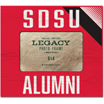 Wood Frame SDSU Alumni - Red