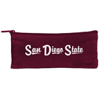 Corduroy Accessory Case Pencil - San Diego State Burgundy
