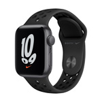 Apple Watch Nike SE GPS, 40mm Space Gray Aluminum Case with Anthracite/Black Nike Sport Band