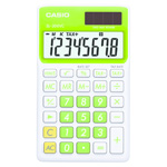 Casio SL300VC Basic Handheld Solar Power Calculator - Lime