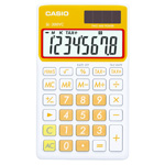 Casio SL300VC Basic Handheld Solar Power Calculator - Orange