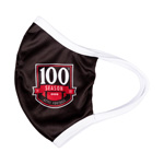 100th Football Season Face Covering - Black
