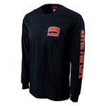 SDSU Alumni Long Sleeve Tee Aztec For Life Sleeve - Black