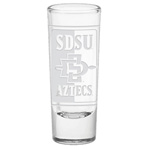 SDSU SDI Aztecs Frosted Shot Glass