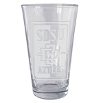 SDSU SDI Aztecs Frosted Pint Glass