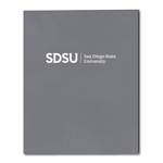 SDSU 2 Pocket Folder-Gray