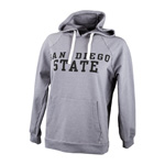 Women's Mineral Wash Boxy Hood San Diego State - Gray