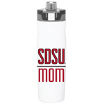 21 OZ Flip Top Water Bottle SDSU Mom - White