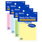 Bazic Sticky Note 3"X3" 100Ct