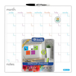 Bazic 14" X 14" Magnetic Dry Erase Calendar Title