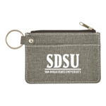 Heatherd ID Holder SDSU Full School - Gray