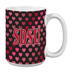 15Oz Mug SDSU Hearts