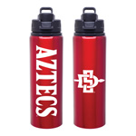 Surge Water Bottle Aztecs SDI - Red