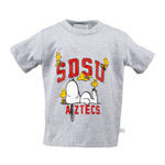 Toddler Snoopy SDSU Aztecs Woodstocks - Gray