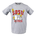 Youth Snoopy SDSU Aztecs Woodstocks - Gray