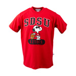 Youth Snoopy SDSU Football - Red