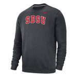 Nike Fleece Crew SDSU - Anthracite