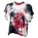 Tye Dye SDSU Over SDI - Red White Black