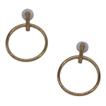 Aztecs Hoop Earrings - Gold