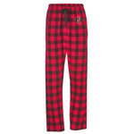 SD Interlock Buffalo Plaid Flannel Pants - Black Red