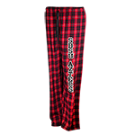 SDSU Aztecs Plaid Flannel Pants - Black Red