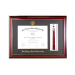 Classic Diploma Frame With SDSU Medallion And Tassel