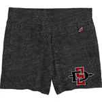 Womens Triblend Short SD Interlock - Charcoal