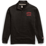 1/4 Sweatshirt Embroidered SDSU Alumni - Black
