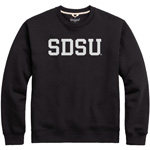 Fleece Crewneck With Puff SDSU - Black