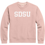 Fleece Crewneck With Puff SDSU - Pink