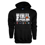 2023 SDSU Final Four Four Teams Hooded Sweatshirt - Black