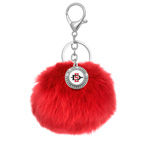 Pom Pom Keychain SD Interlock