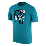 Nike Jordan Turquoise Just Do It SD Interlock Tee