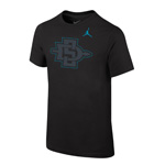 Nike Jordan Youth Turquoise SD Interlock Tee