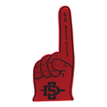 Foam Finger SD Interlock Go Aztecs